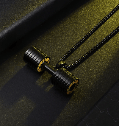 Dumbbell Pendant Necklace - Warrior Gear