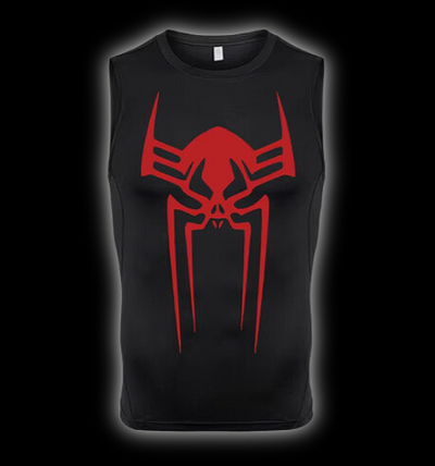 Spider 2099 Compression Tank Top - ultimate Fit & Style for Marvel Fan