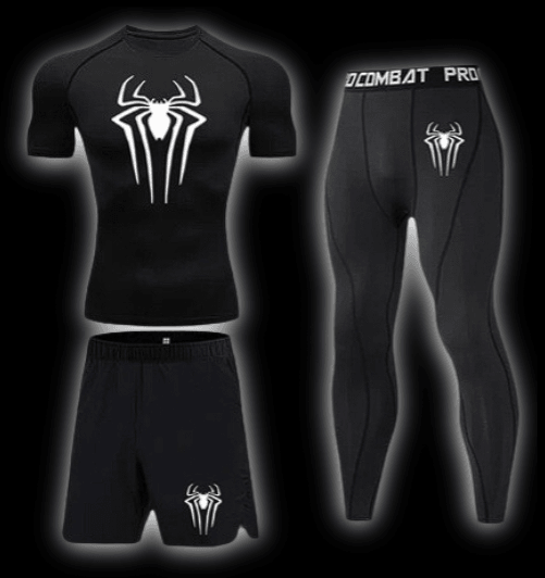 Spiderman Short Sleeve Compression Shirt | Set - Warrior Gear