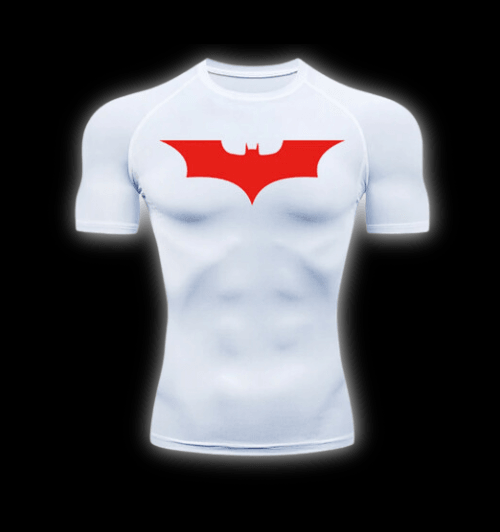 Batman Black/White Compression Shirt | Set - Warrior Gear