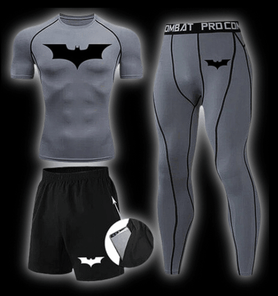 Batman Short Sleeve Compression | Set - Warrior Gear