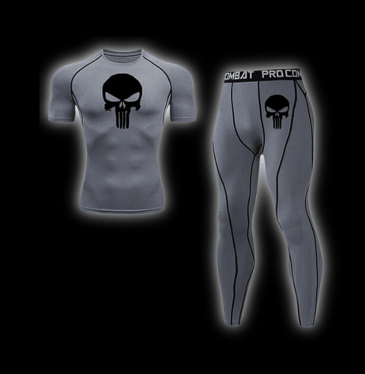 Punisher Short Sleeve Compression Shirt | Set - Warrior Gear