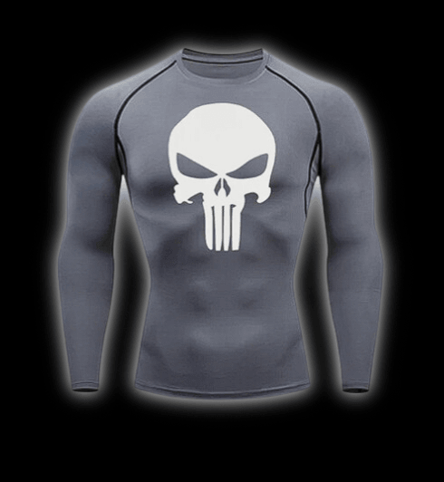 Punisher Compression Shirt Short/Long - Warrior Gear