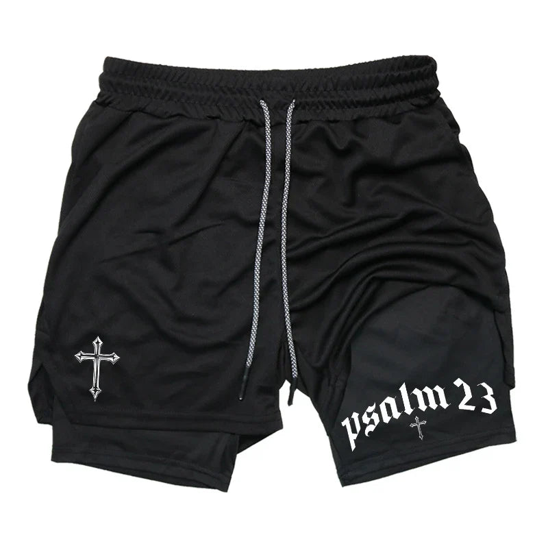 Warriorgearr™️ Psalm 23 Gym Shorts