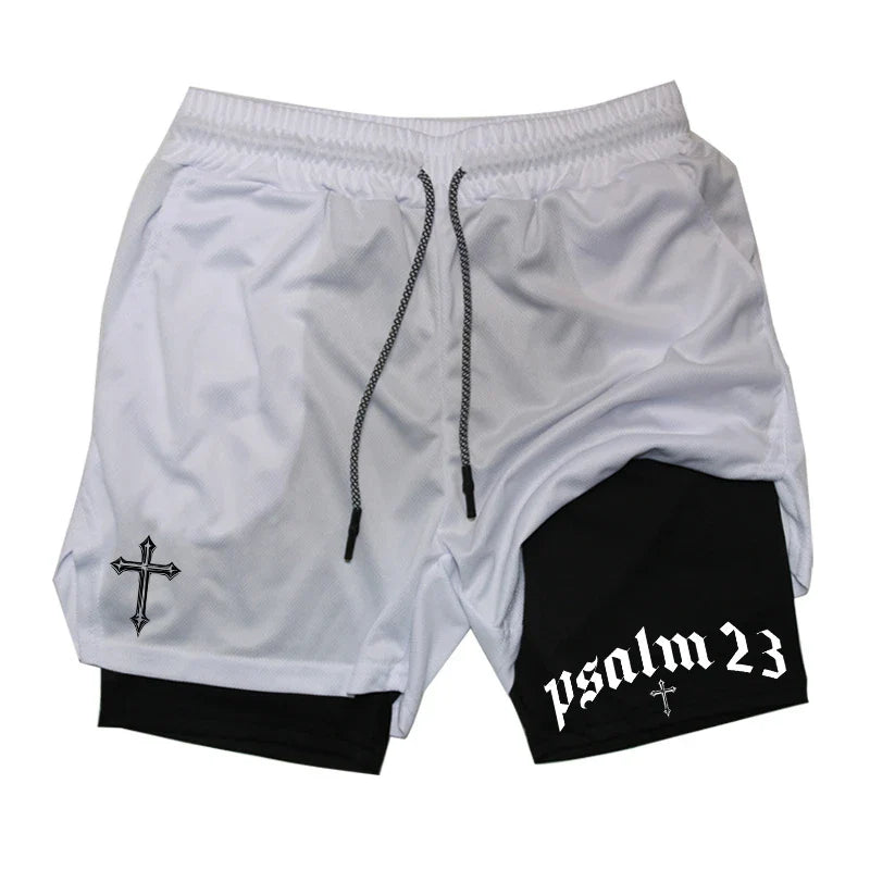 Warriorgearr™️ Psalm 23 Gym Shorts