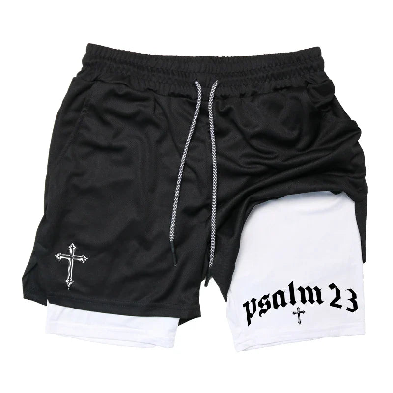 Warriorgearr™️ Psalm 23 Gym Shorts