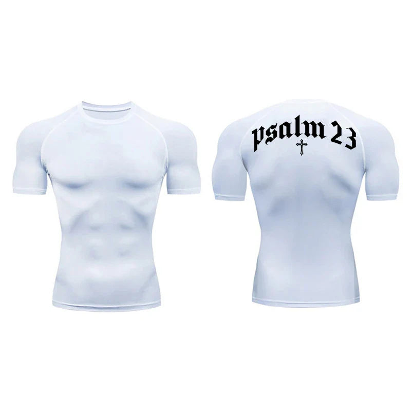 Warriorgearr™️ Psalm 23 Compression Shirt