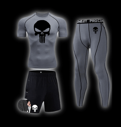 Punisher Short Sleeve Compression Shirt | Set - Warrior Gear