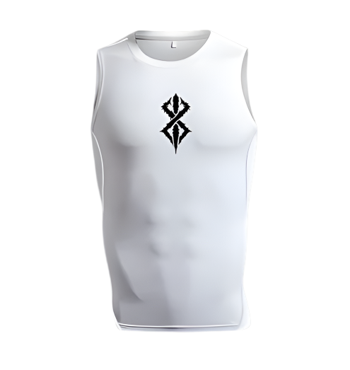 Berserk Compression Tank Top with bold Berserk graphics, moisture-wicking fabric, and muscle support.