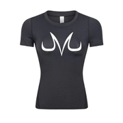 Majin Woman's compression shirt for sports, muscle stability, UV protection, and comfort.