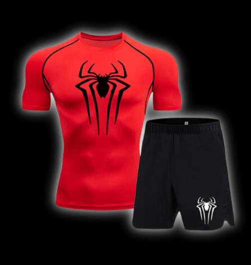 Spiderman Short Sleeve Compression Shirt | Set - Warrior Gear