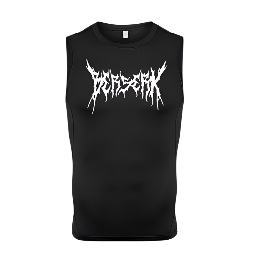 Berserk Compression Tank Top with anime design, perfect for workouts and casual wear, offers muscle support and moisture-wicking fabric.