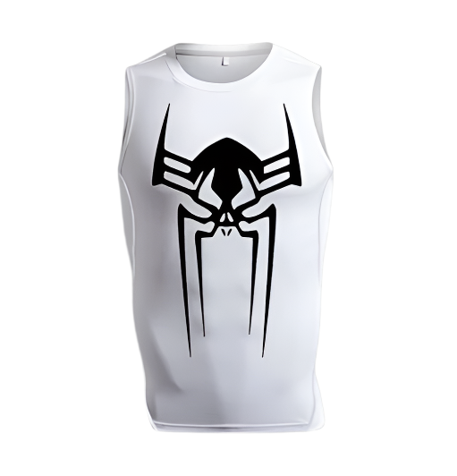 Spider 2099 compression tank top with iconic emblem design